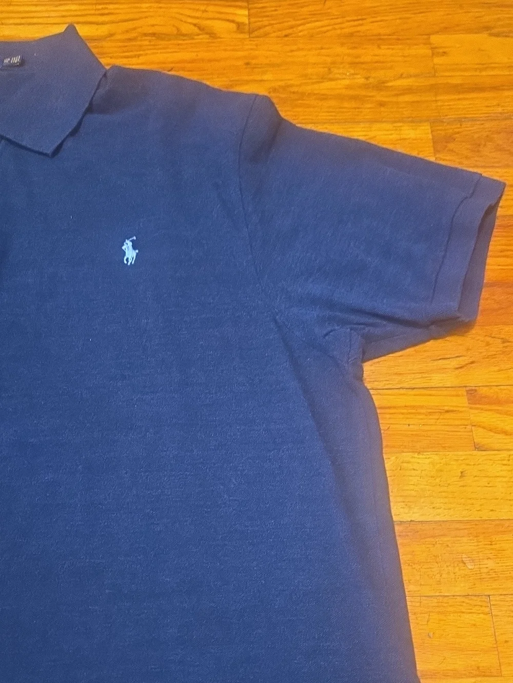 Polo Ralph Lauren Men's Big/Tall Heather Navy Blue 3XB Short Sleeve Polo